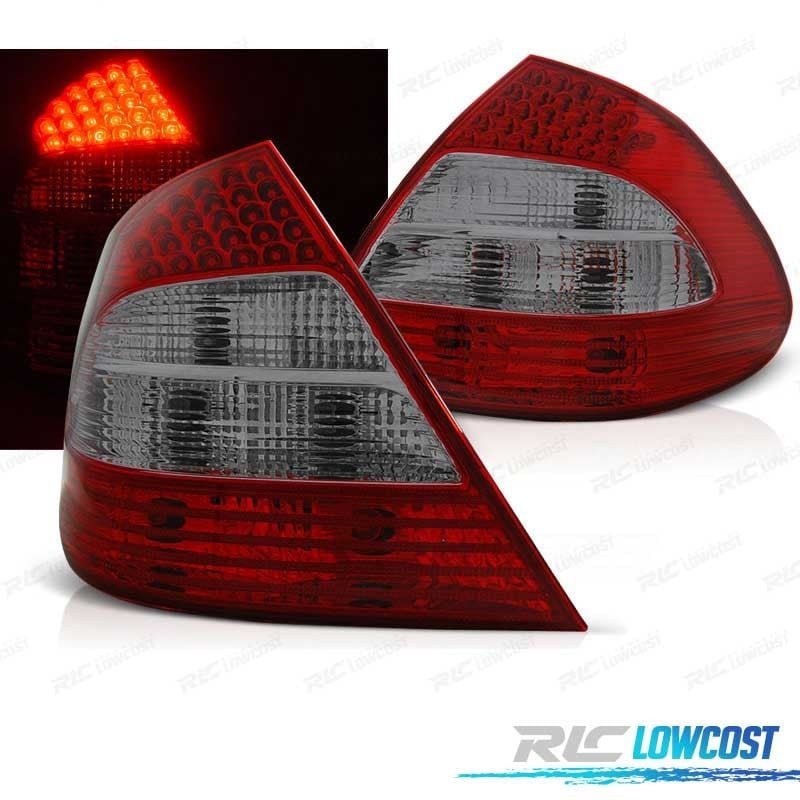 Pilotos Mercedes Clase E W211 02-06 LED ROJO Ahumado | TDH Performance
