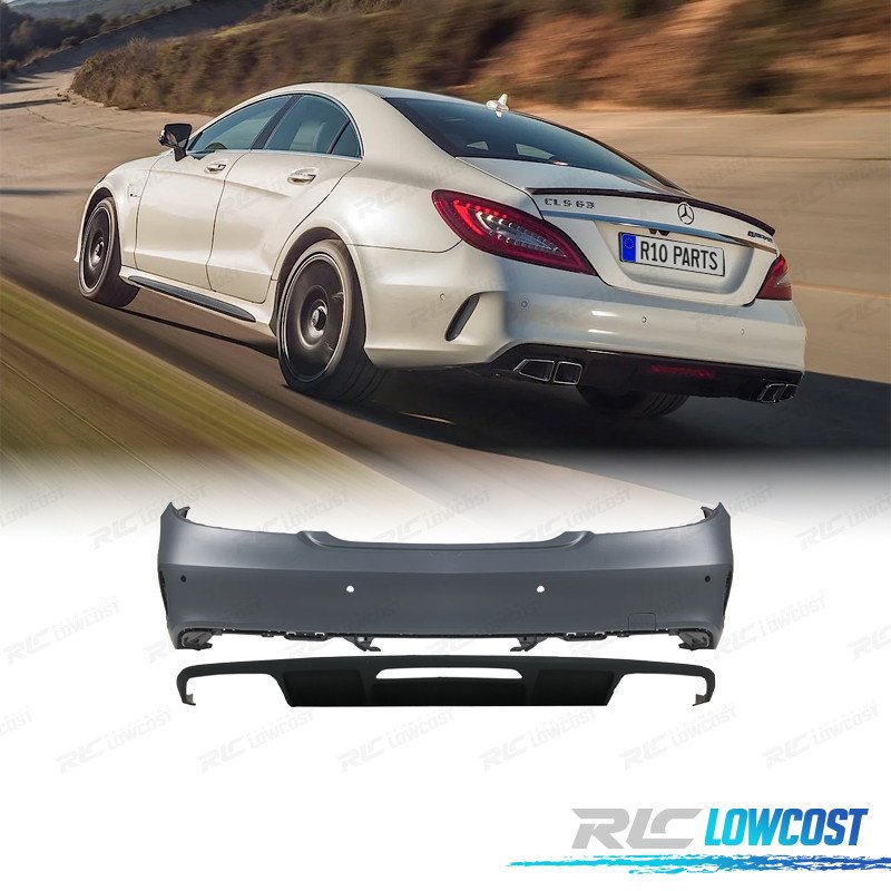 Paragolpes Trasero Mercedes Clase CLS W218 15-17 LOOK AMG PDC | TDH Performance