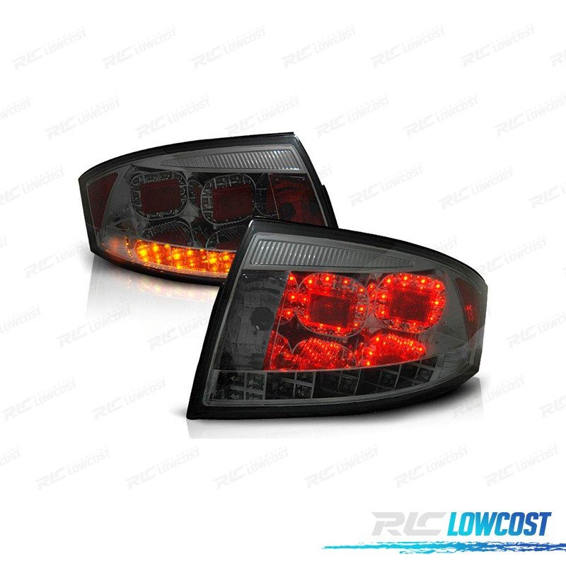 Pilotos AUDI TT 98-05 LED Fondo Cromo Ahumado | TDH Performance