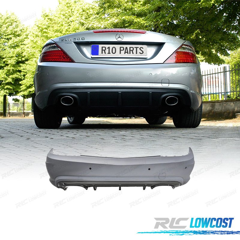Paragolpes Trasero Mercedes SLK R172 11-15 LOOK AMG Salida Simple | TDH Performance