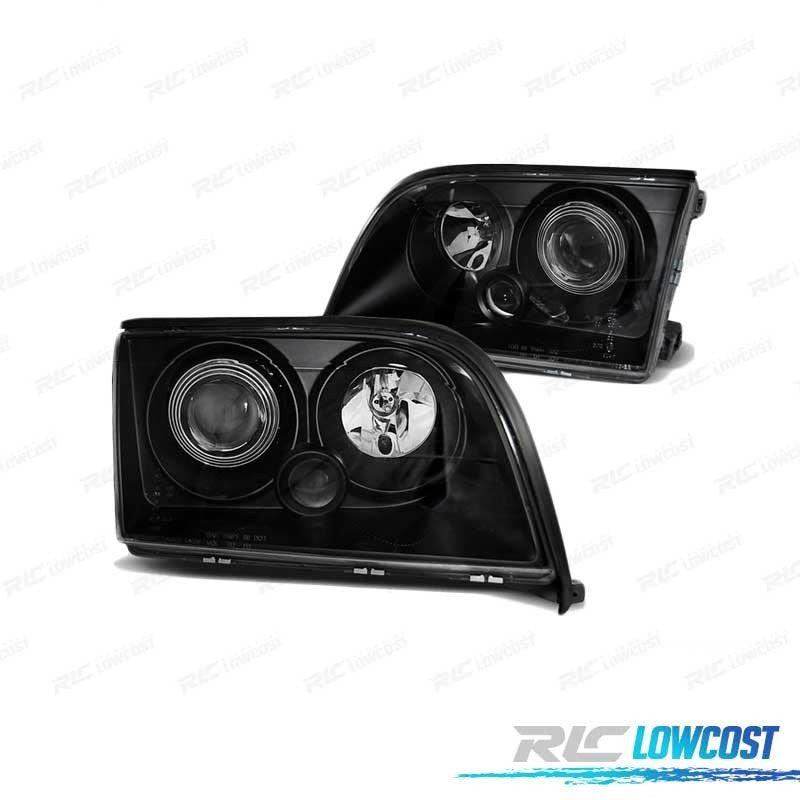 Faros Mercedes W140 91-98 Negro