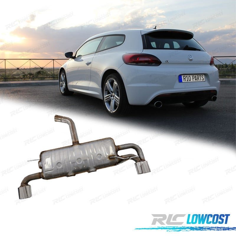Silencioso Escape Volkswagen VW Scirocco 08- LOOK R | TDH Performance