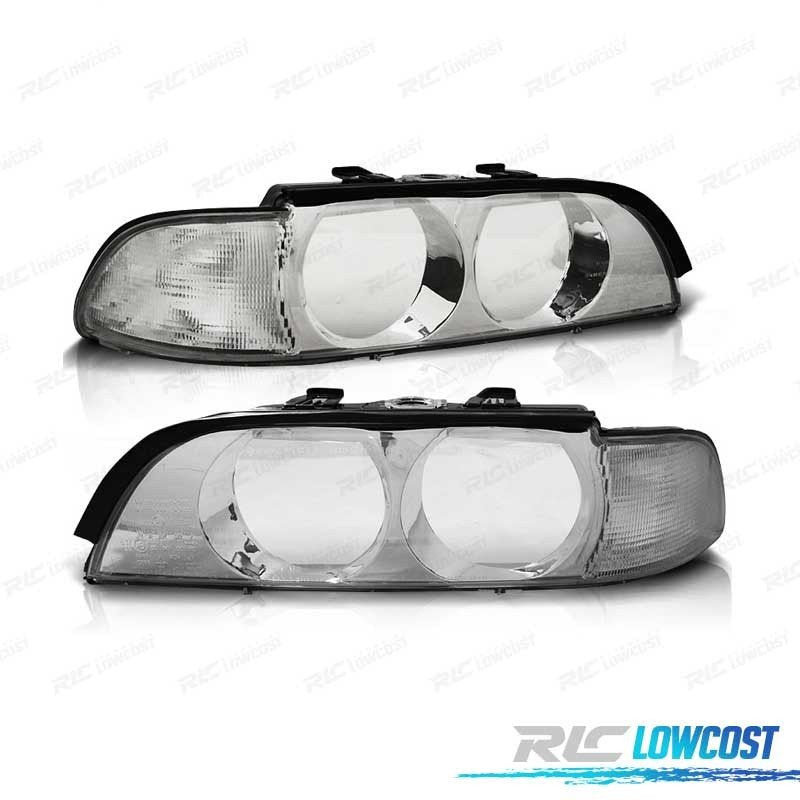 Faros BMW E39 95-00 Lente Cromado