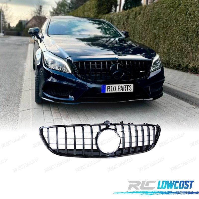 Parrilla Mercedes CLS C218 W218 X218 14-18 Negro Brillo | TDH Performance