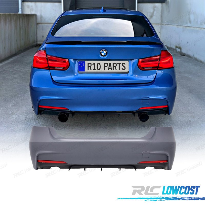Paragolpes Trasero BMW F30 LOOK M Performance Doble Salida | TDH Performance
