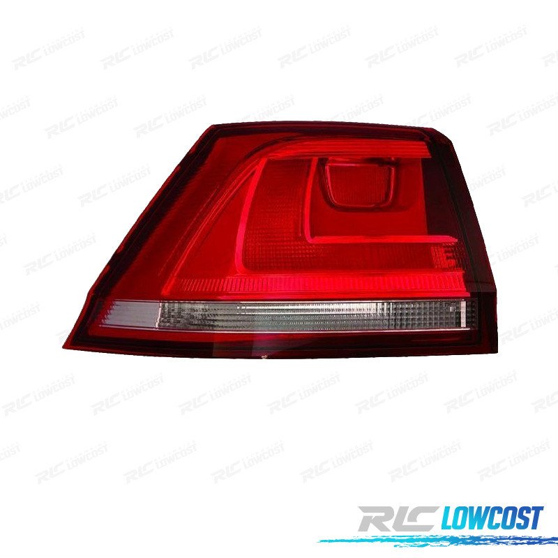 Piloto IZQ PARA Volkswagen VW GOLF VII Variant 12-17 Blanco ROJO