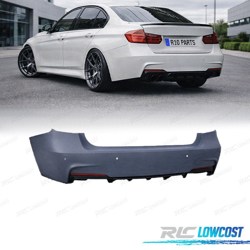Paragolpes Trasero BMW F30 LOOK M Performance PDC Doble Salida Izquierda | TDH Performance
