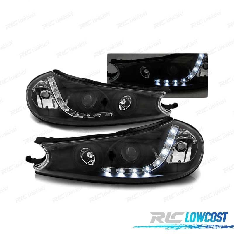 Faros LUZ Diurna FORD Mondeo 96-00 Fondo Negro | TDH Performance