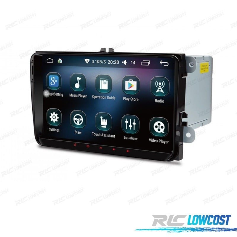 Radio GPS Android 10 QUAD CORE 16GB ROM 9 Pulgadas