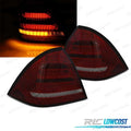 Pilotos Mercedes Clase C W203 Sedan 00-04 LED Dinámicos ROJO Ahumado | TDH Performance
