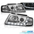 Faros Volkswagen VW Passat B5 3B 96-00 LUZ Diurna TRU DRL Cromado