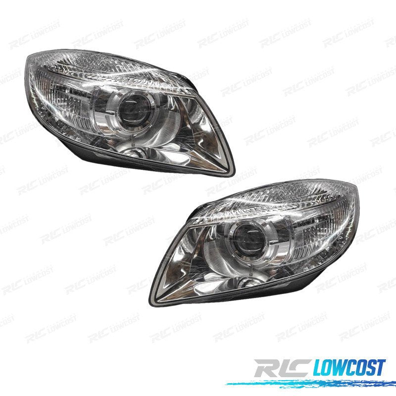Faros CON Regulación Eléctrica PARA Skoda Fabia 07-09 Y Roomster