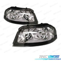 Faros PARA SEAT Alhambra 00-10 Volkswagen VW Sharan 00-10 GRIS Oscuro