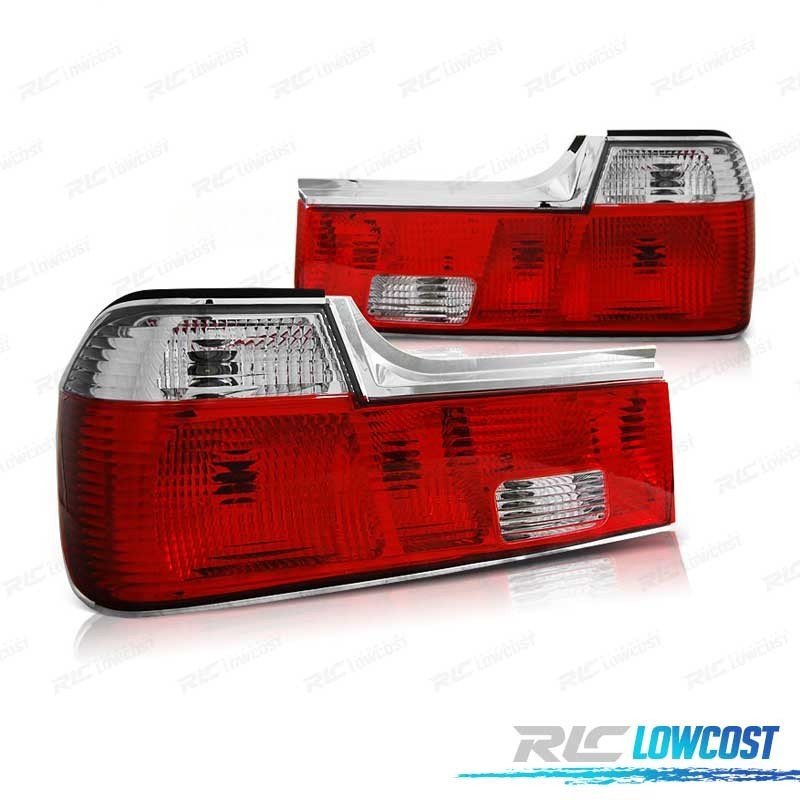 Pilotos BMW E32 86-94 ROJO Blanco LEX
