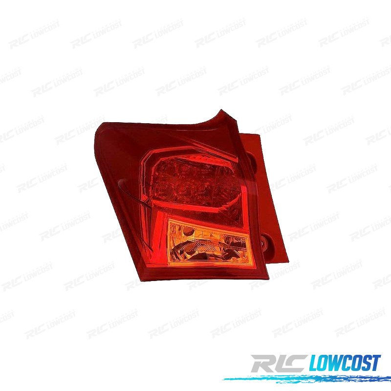Piloto IZQ Toyota Auris 5P 13-15 LED Ambar ROJO | TDH Performance