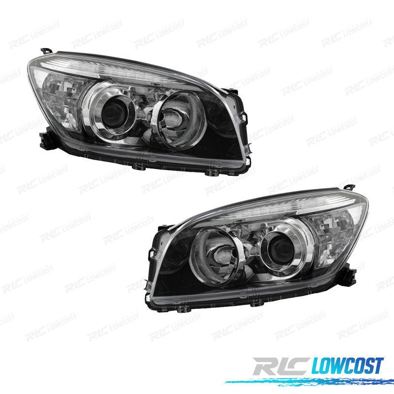 Faros PARA Toyota Rav-4 06-08 Negro