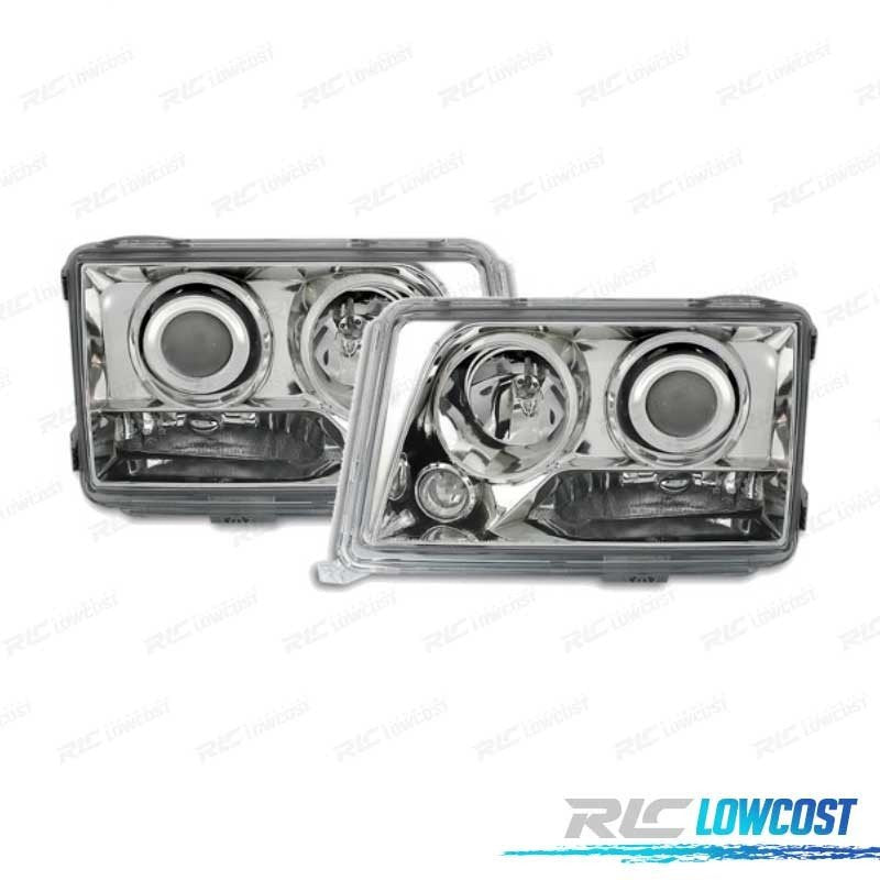 Faros LUPA PARA Mercedes Clase E W124 93-95 Fondo Cromo | TDH Performance