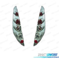 Pilotos FIAT Punto 99-03 LOOK Lexus Fondo Cromo