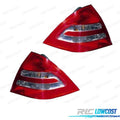 Pilotos PARA Mercedes Clase C W203 Berlina 00-04 Blanco ROJO