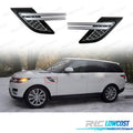 Entradas DE AIRE Laterales Range Rover Sport 13-17 Negro Brillo Plata