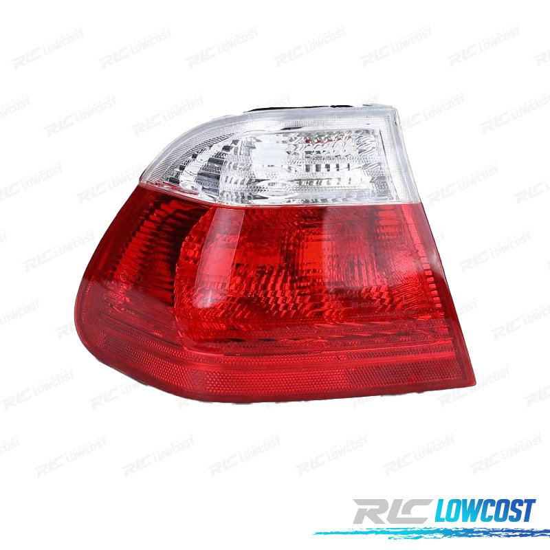 Piloto IZQ Exterior BMW E46 4P 98-01 Blanco ROJO