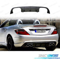 Difusor Mercedes Clase SLK R172 11-15 LOOK AMG Doble Salida | TDH Performance