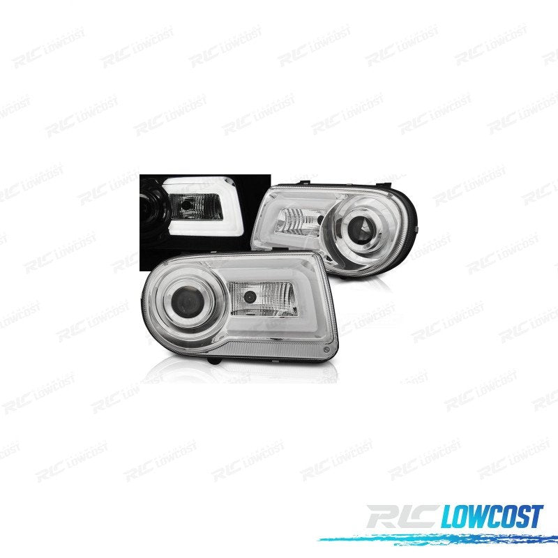 Faros Chrysler 300C 05-10 Cromados