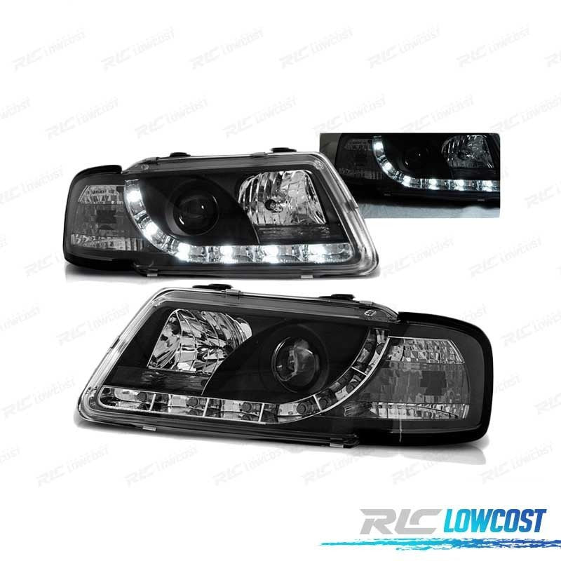 Faros LUZ Diurna AUDI A3 8L 96-00 TRU DRL Ece-r87 Negro