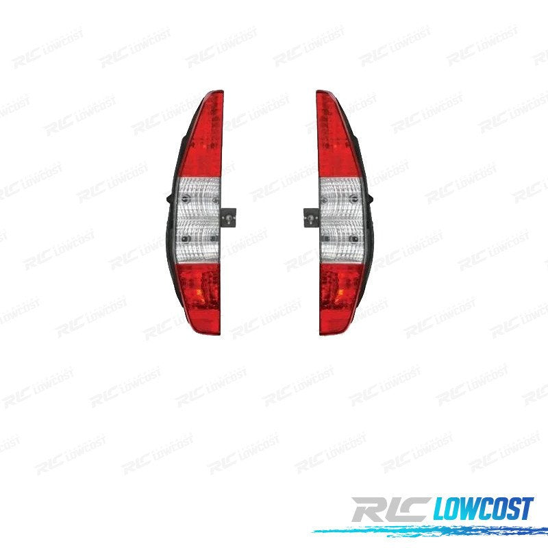 Pilotos FIAT Doblo 01-05 Blanco+rojo
