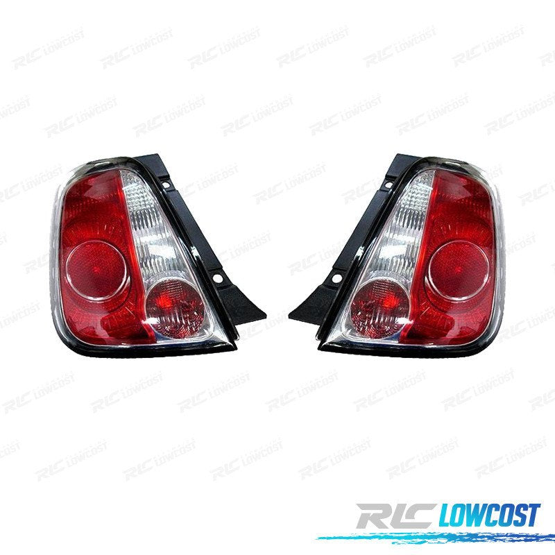 Pilotos PARA FIAT 500 07-14 Cerco Negro