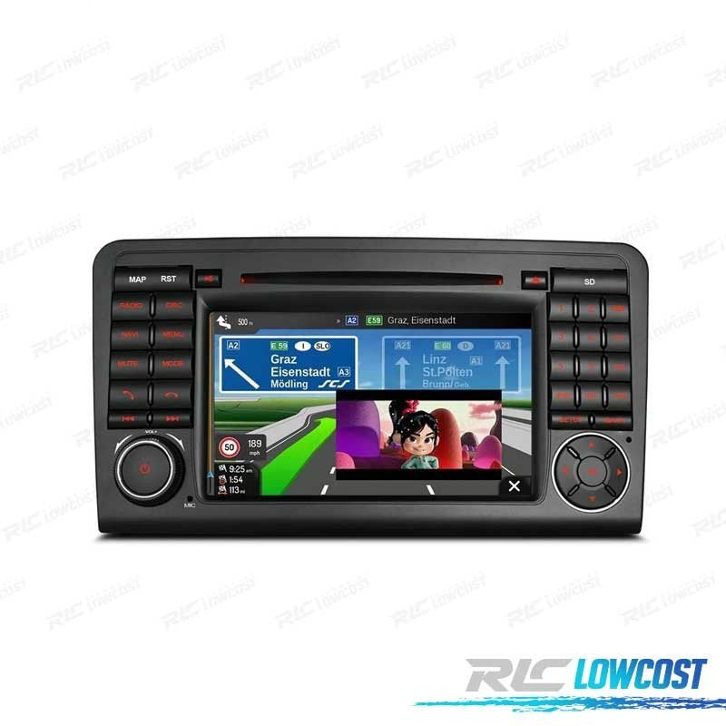 Radio GPS Android 10 PARA Mercedes Octa-core Multimedia DVD GPS 7"