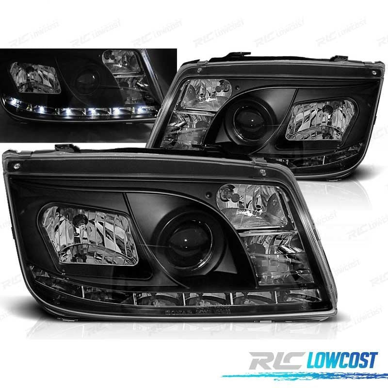 Faros PARA Volkswagen VW BORA 98-05 Fondo Negro | TDH Performance