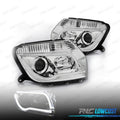 Faros Dacia Duster 10-13 TUBE Light Fondo Cromo | TDH Performance