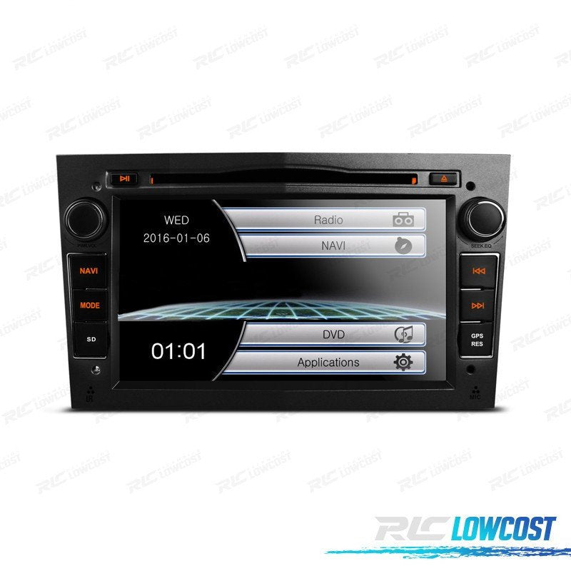 Radio Navegador 7" PARA OPEL Color Negro Oscuro USB GPS Tactil HD