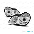 Faros Mercedes Clase C W203 00-04 Fondo Cromo | TDH Performance