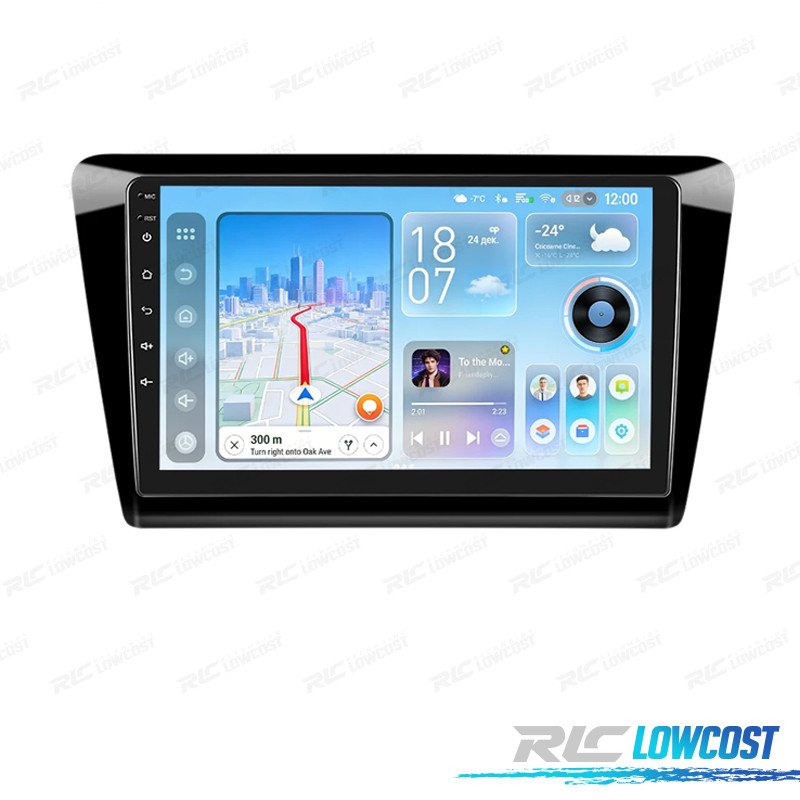 Radio GPS Android 13 Skoda Rapid 12-19