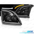 Faros Toyota LAND Cruiser Fj120 03-08 TUBE Light Dinamicos Negros | TDH Performance