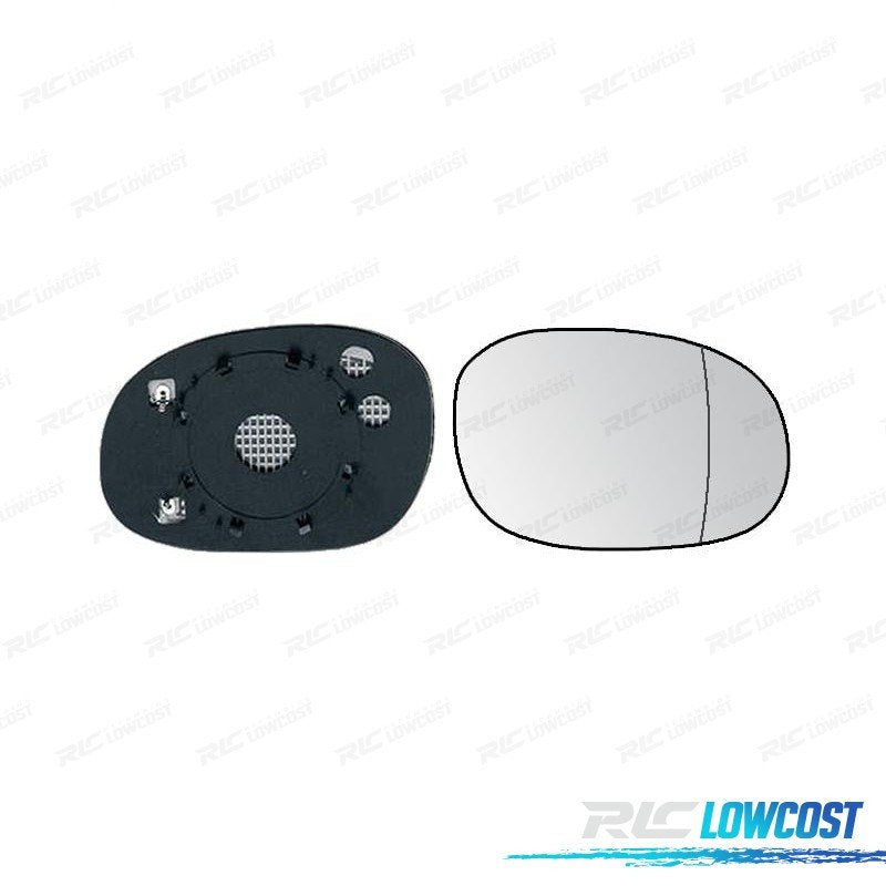 Cristal Espejo BASE Derecho Peugeot 206 CC Convexo Termico