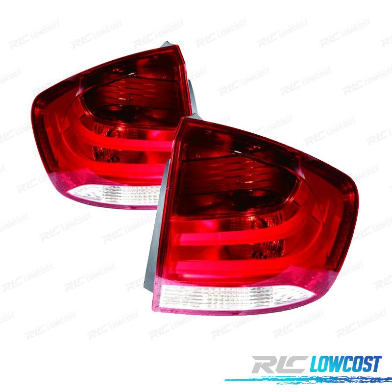 Pilotos BMW X1 E84 09-15 Blanco ROJO