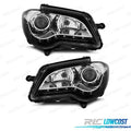 Faros Volkswagen VW Touran 06-10 LUZ Diurna Fondo Negro | TDH Performance