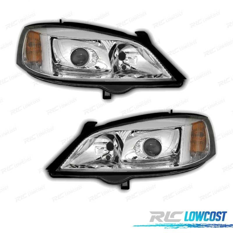 Faros Xenon OPEL Astra G 97-04 Fondo Cromo | TDH Performance