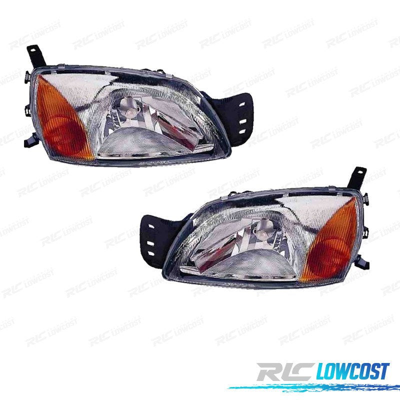Faros PARA FORD Fiesta MK4 99-02, Courier 99-02 Ambar
