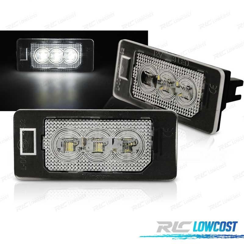 Luces Matricula AUDI Q5 A4 A5 A1 TT Q5 A4 A5 A1 TT VW Passat B6 Kombi Skoda LED | TDH Performance