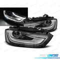 Faros AUDI A4 B8 12-15 DRL Negros