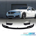 Spoiler LIP BMW F80 M3 F82 F83 M4 LOOK M Performance Negro Brillo | TDH Performance
