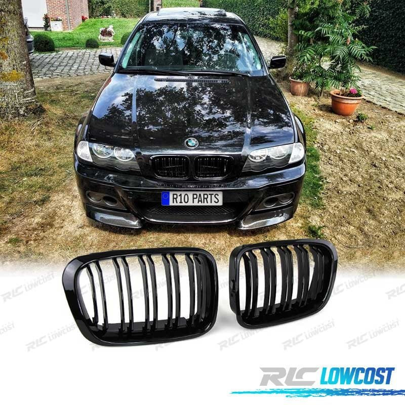 Parrilla BMW E46 98-01 LOOK M Performance Negro Brillo | TDH Performance