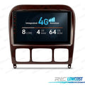 Radio GPS Android 10 PARA Mercedes Clase S W220 98-05 4G