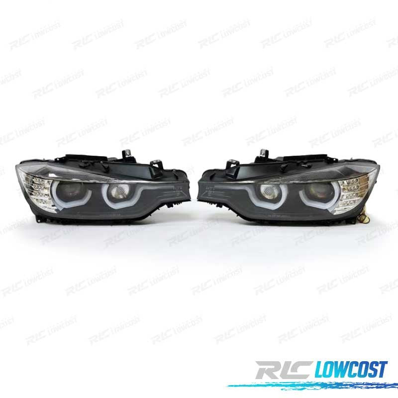 Faros BMW F30 F31 11-15 Xenon DRL Negro | TDH Performance
