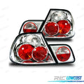 Pilotos BMW E46 4P 98-01 LED LOOK Lexus Fondo Cromo | TDH Performance