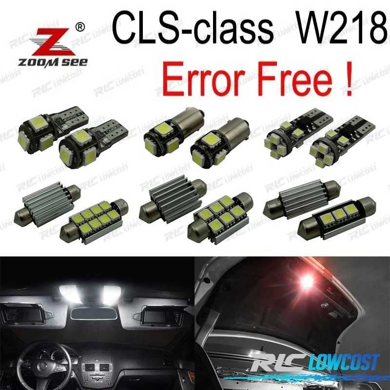 KIT 22 Bombillas LED Interior Mercedes CLS C218 W218 Cls550 Cls63 AMG 11- | TDH Performance